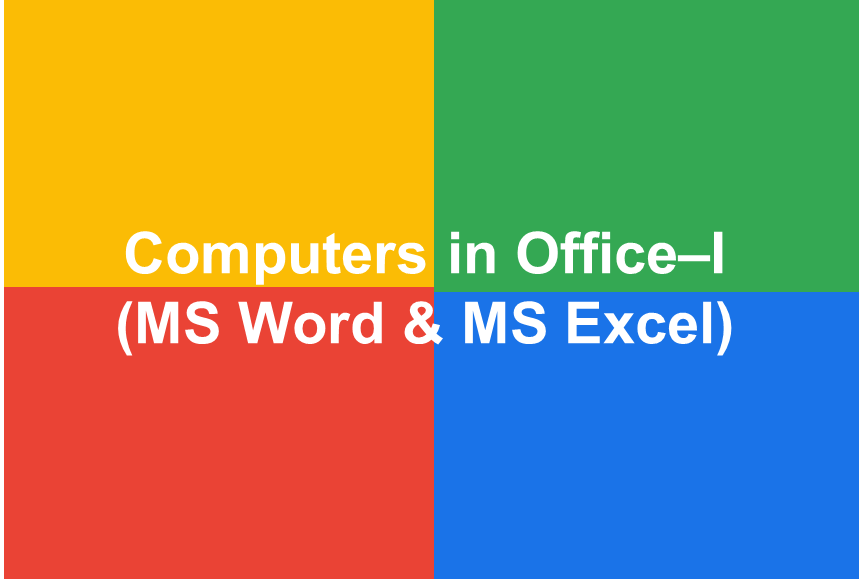 http://study.aisectonline.com/images/Computers in Office–I (MS Word & MS Excel).png